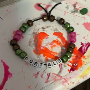 Melanie Martinez portals themed plastic Kandi bracelet